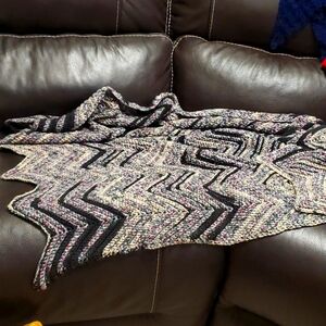 Soft Crocheted Throw Blanket
